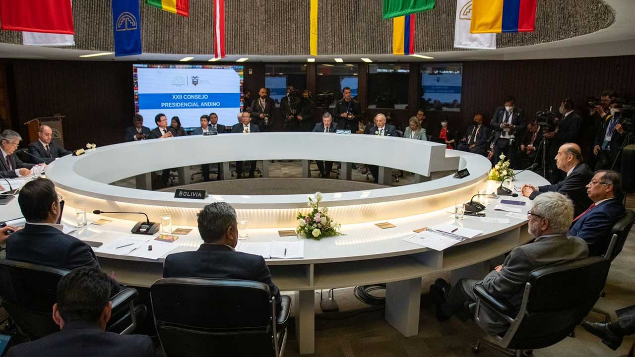 Presidente Gustavo Petro en la XXII Reunión del Consejo Presidencial Andino
