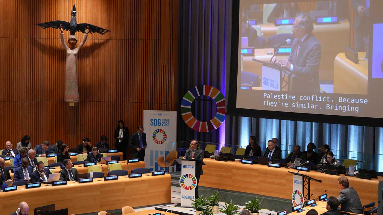Presidente Gustavo Petro en la Cumbre Objetivos de Desarrollo Sostenible: ‘Construyendo resiliencia para no dejar a nadie atrás