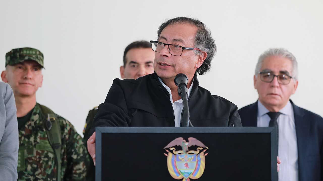 Declaración del Presidente Gustavo Petro, al término del Consejo de Seguridad en Bogotá