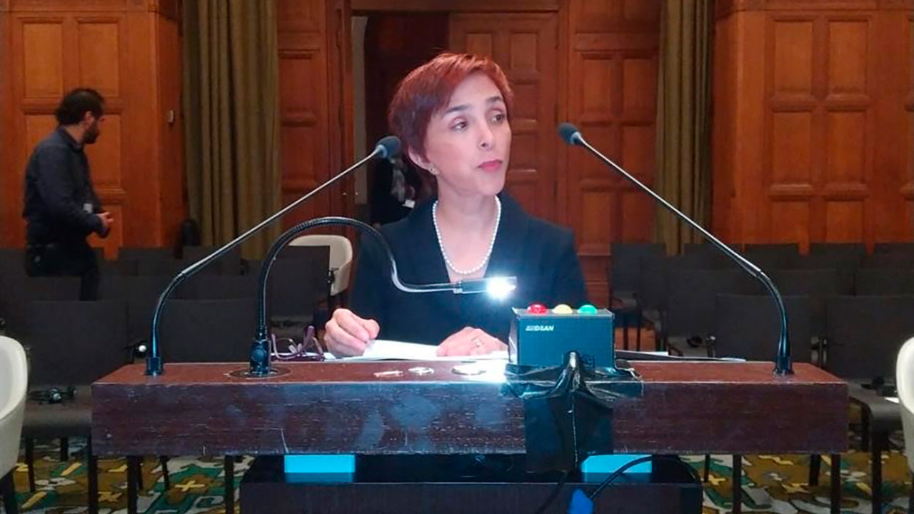 Coordinadora del Grupo de Asuntos ante la Corte Internacional de Justicia, Andrea Jiménez Herrera