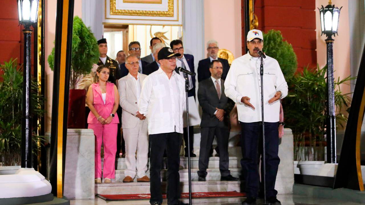 Declaración Conjunta del Presidente de Colombia, Gustavo Petro, y su homólogo de Venezuela, Nicolás Maduro